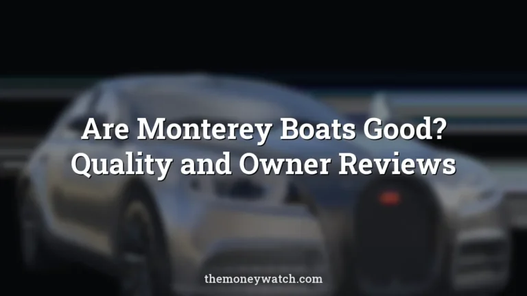 Luxury dayboat marina outboard photo for a guide to are monterey boats good