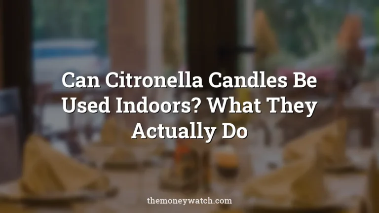Restaurant, table setting and table photo for a guide to can citronella candles be used indoors