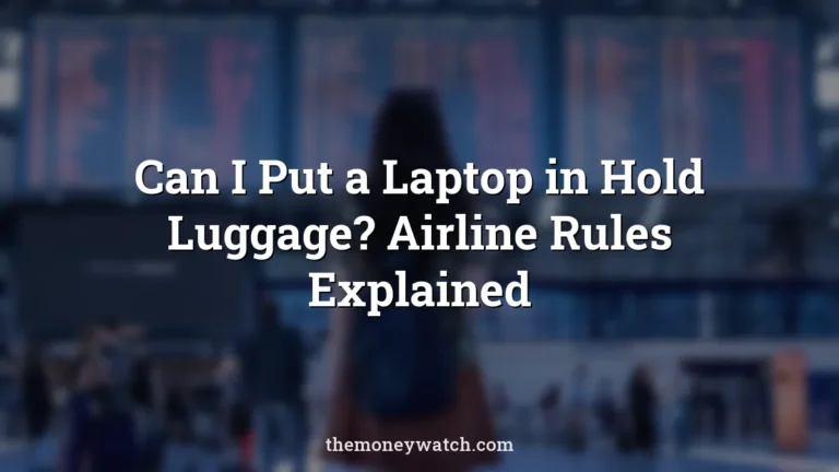 Airport, woman and flight photo for a guide to can i put laptop in hold luggage
