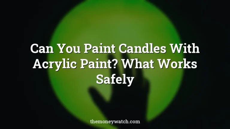 Hand, baby and prayer photo for a guide to can you paint candles with acrylic paint