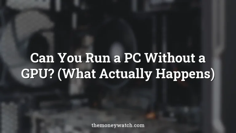 Computer, cpu and motherboard photo for a guide to can you run a pc without a