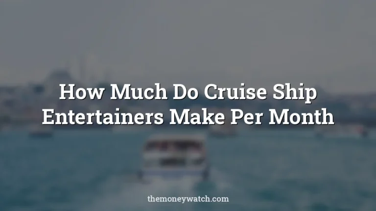 Sea, cruise and nature photo for a guide to how much do cruise ship entertainers make
