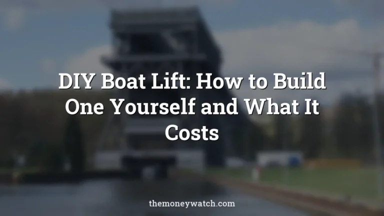 Ship lift, boat lift and ship elevator photo for a guide to do it yourself boat