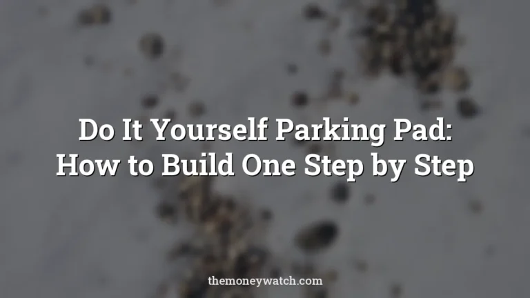 Snow, nature and gravel photo for a guide to do it yourself parking pad