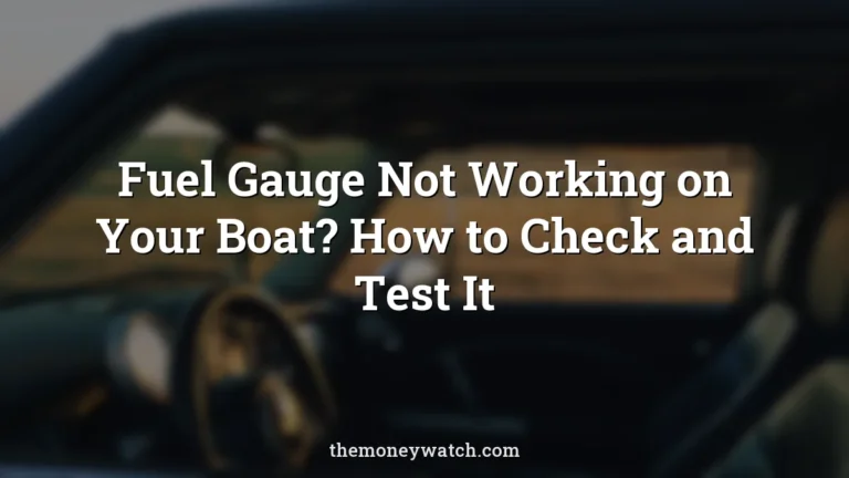 Car, dashboard and speedometer photo for a guide to how to check fuel gauge on boat