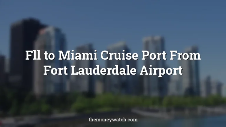Vancouver, cruise terminal and city photo for a guide to fll to miami cruise port