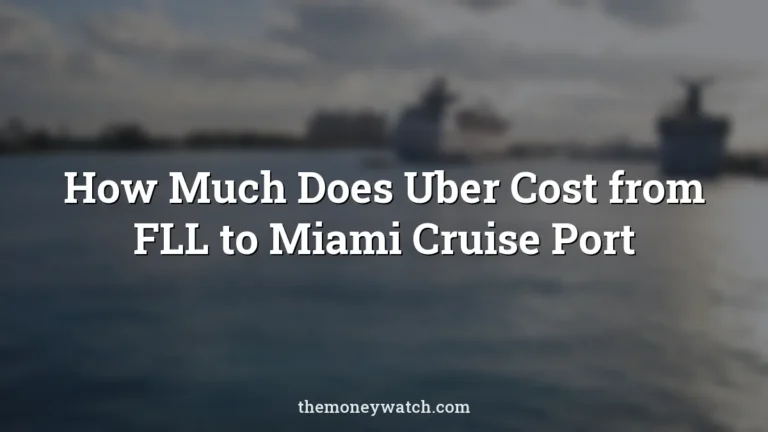 Port photo for a guide to how much is uber from fll to miami cruise port