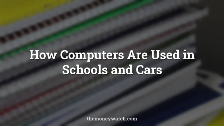 School supplies, office and education photo for a guide to computers in schools and cars