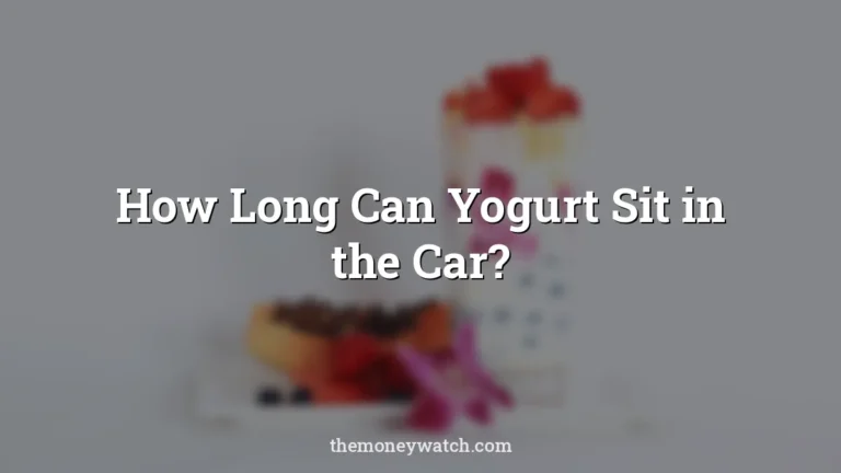 Yogurt cup car photo for a guide to how long can yogurt sit in the car