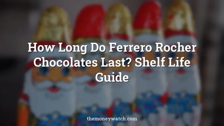 Chocolate, candy and sweets photo for a guide to how long do ferrero rocher chocolates last