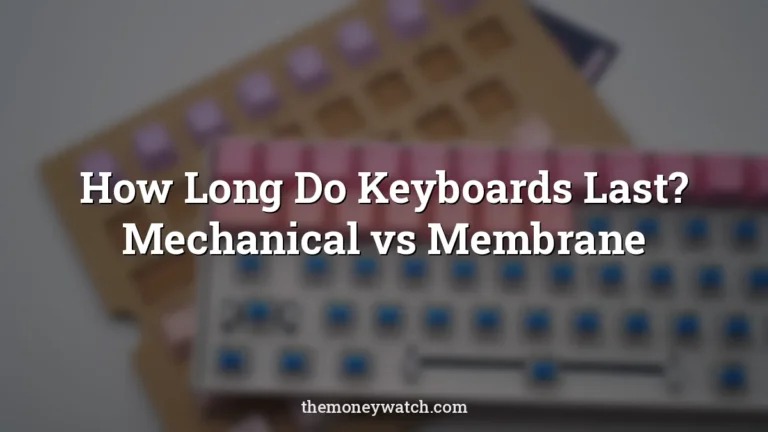 Mechanical keyboard, cherry keycap and gradient color photo for a guide to how long do keyboards