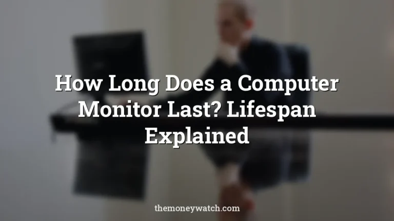 Business, businessman and chair photo for a guide to how long does a computer monitor last