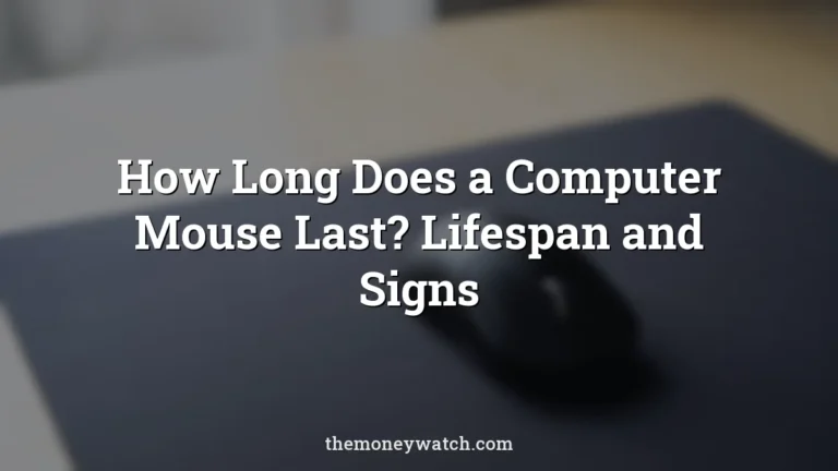 Gaming mouse and mouse pad photo for a guide to how long does a computer mouse