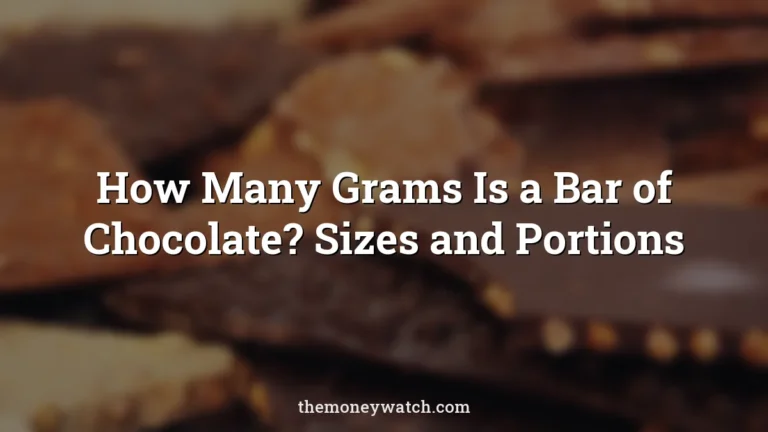 Chocolate, bars and cocoa photo for a guide to how many grams is a bar of