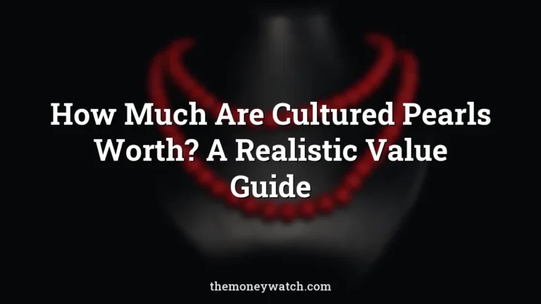 Pearl necklace, jewellery and decoration photo for a guide to how much are cultured pearls worth