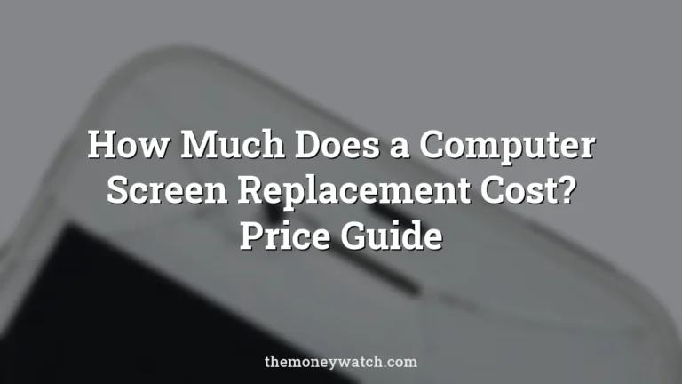 Cracked laptop screen photo for a guide to how much does a computer screen replacement cost