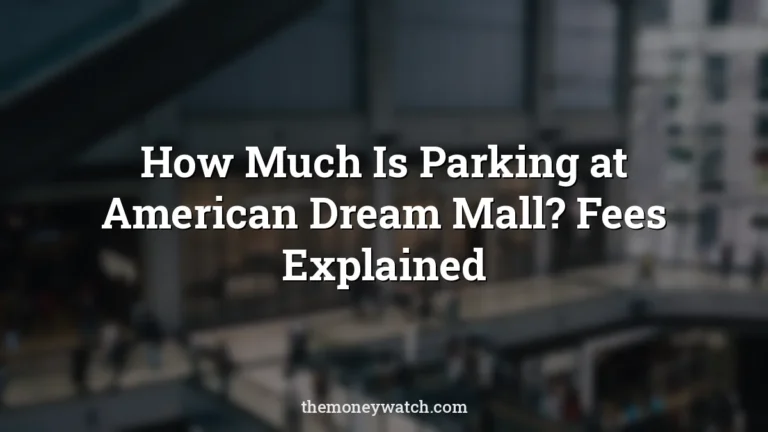 Shopping mall and mall photo for a guide to how much is parking at american dream