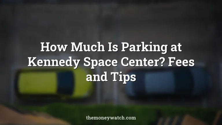 Park and parking spot photo for a guide to how much is parking at kennedy space