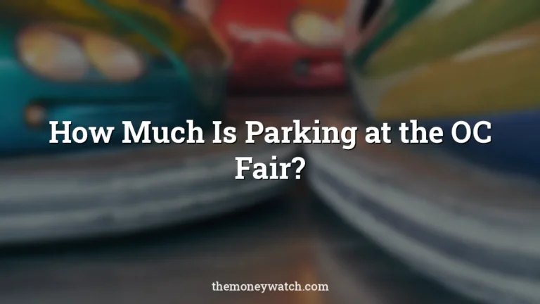 Bumper cars, dodgems and fairground photo for a guide to how much is parking at oc