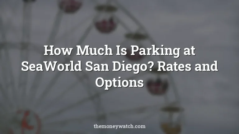 Ferris wheel photo for a guide to how much is parking at seaworld san diego