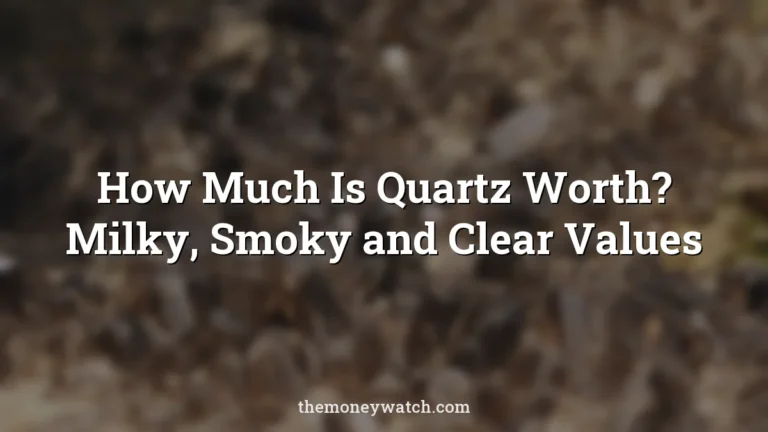 Crystals, smoky quartz and macro photo for a guide to how much quartz worth