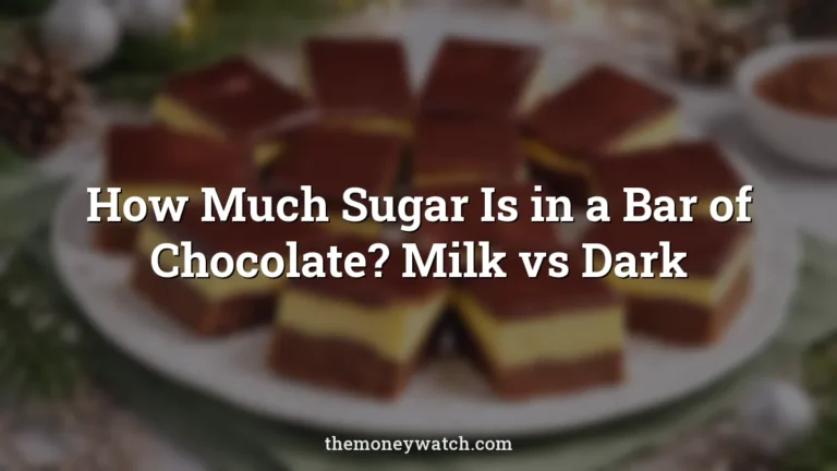 Cake, chocolate and icing photo for a guide to how much sugar in a bar of