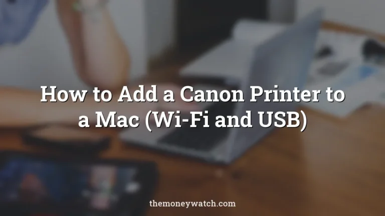 Technology and laptop photo for a guide to how to add a canon printer to a