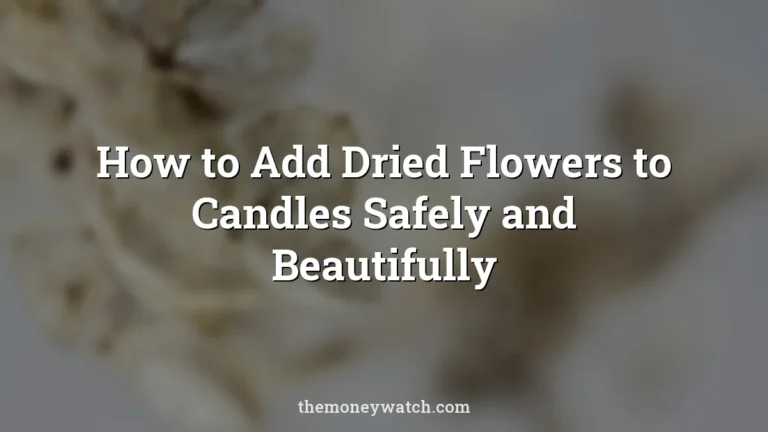 Hydrangea, dried flowers and blossom photo for a guide to how to add dried flowers to