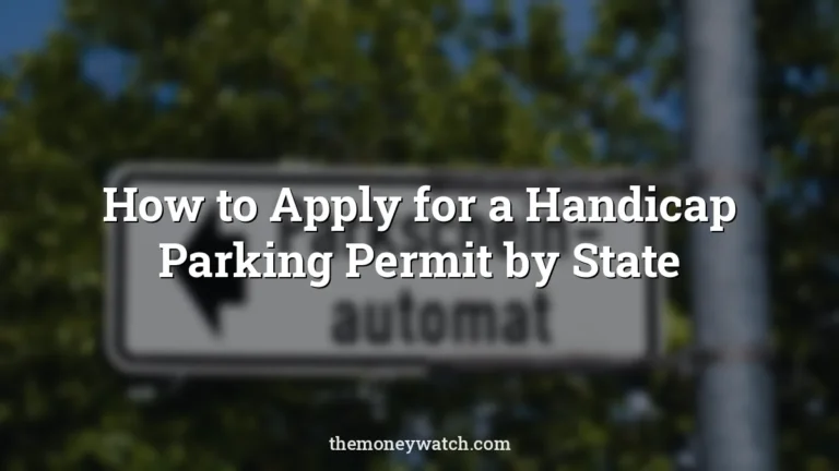 Parking ticket and park photo for a guide to how do i apply for handicap parking