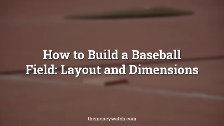 Baseball field, sports and field photo for a guide to how to build a baseball field