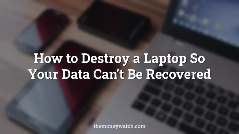 Tablet, smartphone and laptop photo for a guide to how to destroy laptop