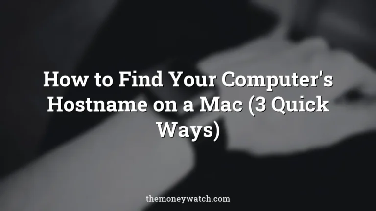 Smartwatch, watch and mobile photo for a guide to how to find hostname on mac