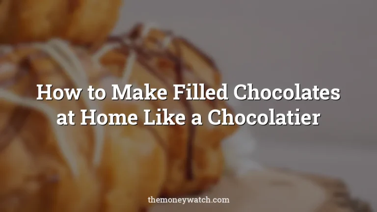 Cake, chocolate and cream photo for a guide to how to make filled chocolates