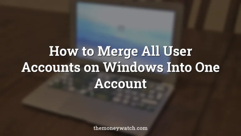 Computer, laptop and login photo for a guide to how to merge all user accounts on