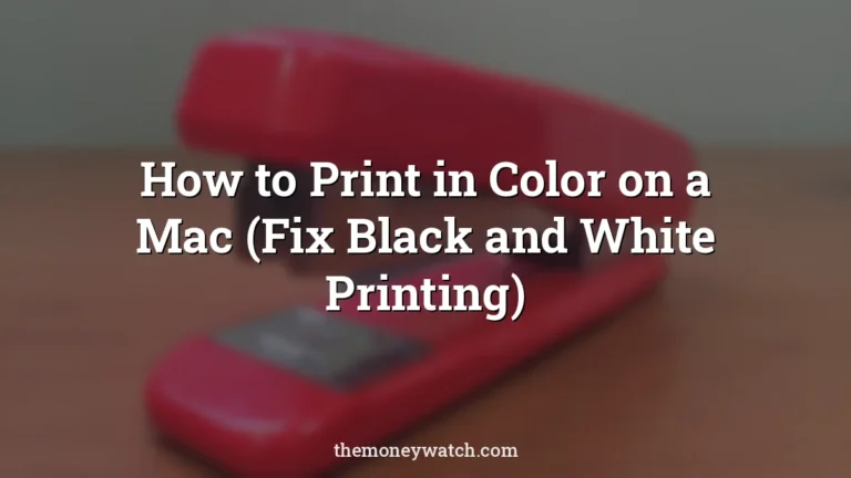 Stapler, office and paperwork photo for a guide to how to print in color on mac