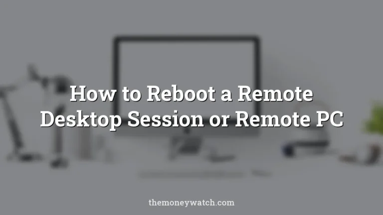 Apple, computer and desk photo for a guide to how to reboot remote desktop
