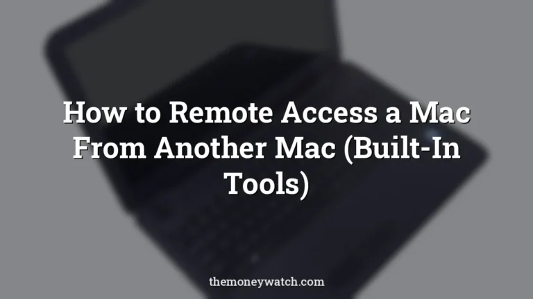 Laptop and computer photo for a guide to how to remote access a mac from another