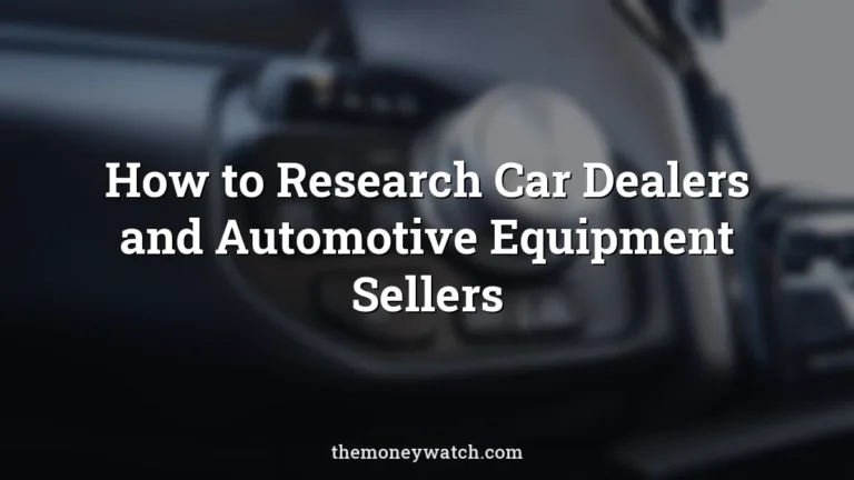 Car, truck and vehicle photo for a guide to automotive seller research