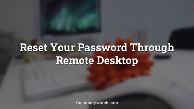 Workspace, home office and office desk photo for a guide to how to reset password remote