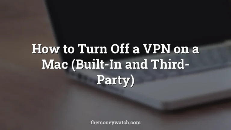 Laptop, technology and electronic photo for a guide to how to turn off vpn on mac