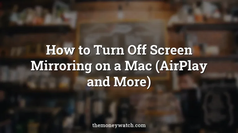 Cafe, barista and counter photo for a guide to how to turn off screen mirroring on