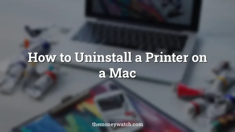Workplace, macbook and computer photo for a guide to how do i uninstall printer on mac