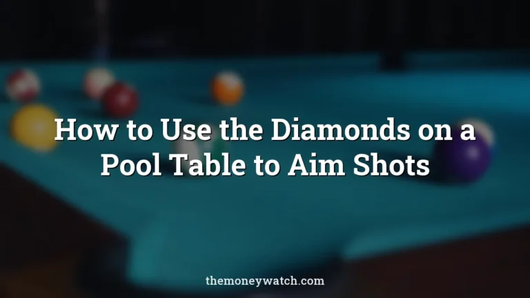 Billiards, pocket ball and hobby photo for a guide to how to use diamonds on pool