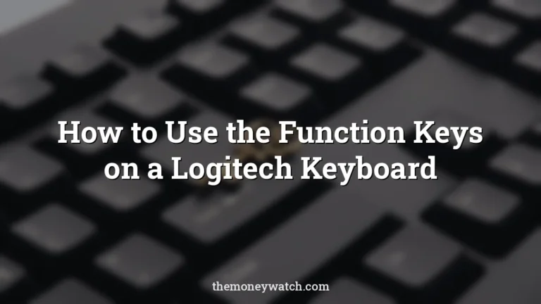 Keyboard, key and success photo for a guide to how to use function keys on logitech