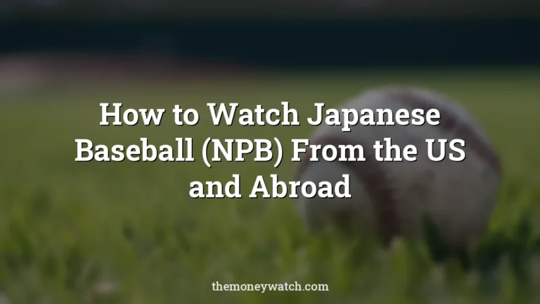 Baseball, ball and field photo for a guide to how to watch japanese baseball