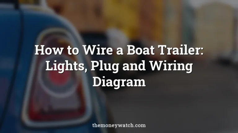 Tail light, car and vehicle photo for a guide to how to wire a boat trailer