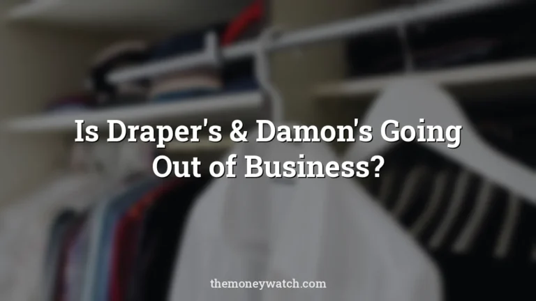 Wardrobe and coat hanger photo for a guide to is drapers and damons going out of