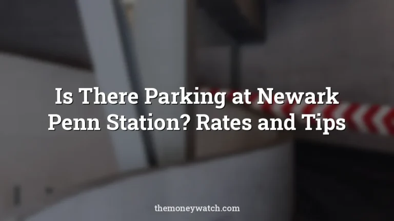 Multi storey and driveway photo for a guide to is there parking at newark penn station
