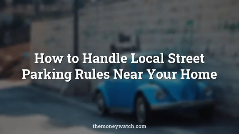 Car, classic and beetle photo for a guide to how to handle local street parking rules