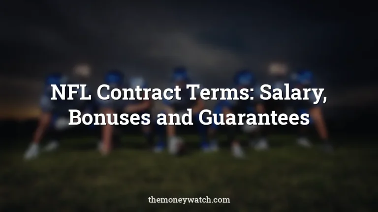 Athletes, american football and players photo for a guide to nfl contract terms